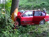 30.5.2011 Dopravní nehoda, OA ve stromě, Úsobrno