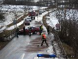 24.2.2012 Dopravní nehoda, vyproštění osob, silnice Uhřice - Cetkovice