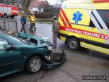 21.1.2014 Dopravní nehoda, OA ve zdi, Knínice u Boskovic