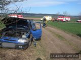 21.4.2015 Dopravní nehoda, OA s traktorem, Cetkovice