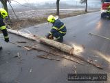 15.12.2016 Technická pomoc, odstranění stromu, V.O. - Jevíčko