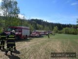 8.5.2017 Požár, lesní porost, Uhřice - Planý poplach