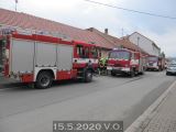 15.5.2020 Požár, zahoření komínu v RD, Jevíčko